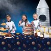 Egami 2pcs Space Party Tablecloth for Outer Space Party Supplies Decorations 87 inches x 51 inches for Solar System Birthday Party Supplies (6)