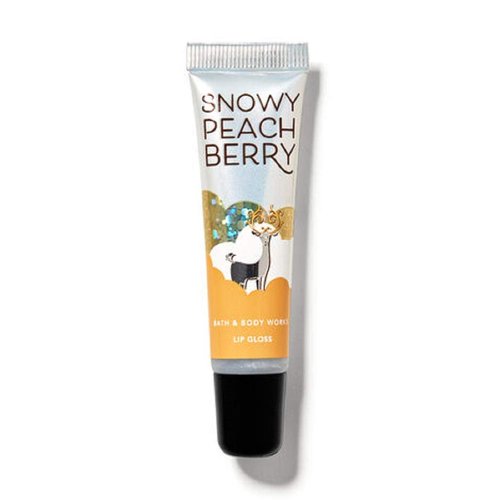 Bath and Body Works Shimmer Lip Gloss Snowy Peach Berry .47 Ounce