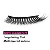 SYlashes False Eyelashes 12mm Faux Mink Lashes Natural Look Cat Eye Lashes Fluffy Soft Wispy Luxury Volume Fake Lashes 10 Pairs Pack