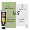 ArtiClaws Solid Nail Glue Gel for Press On Nails 30g Gel Nail Glue for Acrylic Nails Soft Gel Nail Tips UV Cured Nail Glue