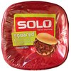 Solo Cup Solo Squared Plastic Plates 9" Red