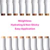 Ruby Kisses Natural Full Coverage 3-In-1 Stick Foundation. Easy to Apply, Hydrating, Lightweight, Long Lasting, Concealer and Contour Stick for Face Makeup (Warm Coconut)