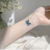 30 Sheets 3D Butterfly Temporary Tattoos for Women and Girls, Muulaii Waterproof Fake Tattoo Stickers, Colorful Butterfly Body Art Temporary Tattoos in Bracelets, Back, Wrist and Arm Bands