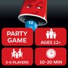 USAOPOLY What The Cup!? | Social Bluffing Dice Game | Featuring Handheld Dice Cups & D12 Dice | Spy, Swap, Steal The Winning Cup | 3-6 Players, Ages 12+