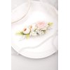 Kercisbeauty Floral Bridal Boho White Hair Comb Photo Shoot Hair Wreath Crown Spring Wedding Hair Piece Barrette Prom Girl Halloween Festival