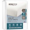 Microfiber Short Queen Size Fitted Sheet - Soft and Smooth Allergy Protective Fitted Sheet Only - 95 GSM - (60 X 75 X 15)