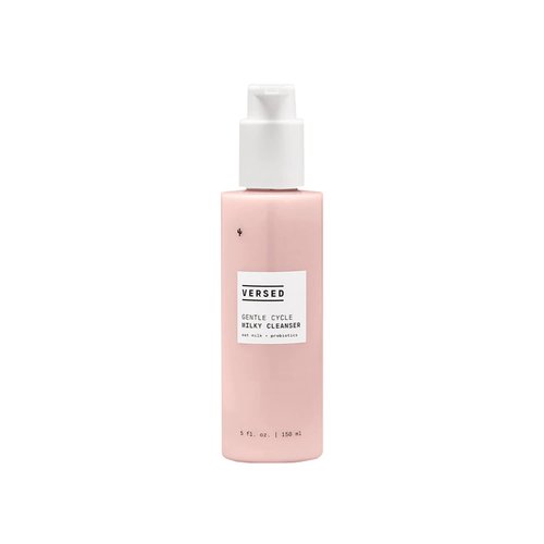 Versed Gentle Cycle Hydrating Milky Cleanser - Lightweight Daily Facial Wash Removes Makeup for Moisturized Skin - Oat Milk and Marula Oil Nourish Dry, Sensitive Skin - Vegan (5 fl oz)