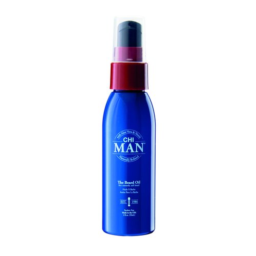 CHI Man Beard Oil. Moisturizes and Softens Beard. With Oud Fragrance., Oud, 2 ounces