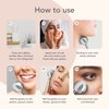 Hana Emi Ice Globes for Face - Unbreakable Ice Roller for Face and Eyes - Cryo Globes for Facials Anti-Age - Anti-Wrinkle Face Globes - Masajeador Facial - Set of 2, Silver