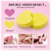 MelodySusie Heart Shape Mini Nail Buffer Block,100/180 Grit Double-Sided Sponge Nail File,Professional Nail Polishing Tools for Shaping and Smoothing,Suitable for Manicures and Pedicures,50 Pcs