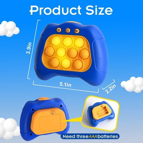 Jaxbo Puzzle Light Up Toy, Handheld Play Toys，Stress Anxiety Relief Toys for Kids and Adults, Response Training Games for Emotion Promotion