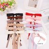 Canitor 12PCS Hair Bows for Girls Cute Hair Accessories for Women Hair Ribbons Bowknot Duckbill Clips Preppy Teen Girl Gifts Trendy Stuff Coquette Aesthetic Things