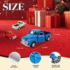 AGSIXZLAN Little Blue Truck Toy for Kids Ages 2 3 4 5 6 7 8 Year Old Boys Girls,1:32 Alloy Kids Car Toy Driveable,Car Door Can Open,Toy Trucks for Toddlers Easter Christmas Birthday Gifts