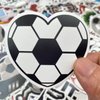 AOWDIAO 100 Pieces Soccer Stickers, Vinyl Soccer Water Bottle Stickers Pack, Soccer Gifts for Soccer Lovers, Soccer Party Favors, Soccer Decorations