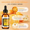 Vitamin C Serum - Pure Vitamin C Face Serum for Face with Hyaluronic Acid, Vitamin E & Ferulic Acid - Anti Aging Facial Serum for Women and Men Skin Care - All Skin Types -2.02 Oz