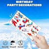 100PCS Airplane Temporary Tattoos Stickers Plane Travel Themed Birthday Party Decorations Favors Supplies Cool Jet Helicopter Aircraft Tattoo Sticker Gifts For Kids Boys Girls School Prizes Carnival