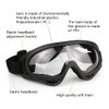 AOUTACC Airsoft Protective Gear Set, Half Face Mesh Mask with Ear Protection and Tactical Goggles for Adult Men Women BBS Paintball Shooting CS Survival Games Cosplay (Black)