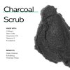 Activated Charcoal Body Scrub with Collagen and Stem Cell Infused 10 fl oz, Deep Cleanse, Exfoliate, Tone, Moisturize