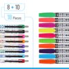 Mr. Pen Bible Journaling Kit, 18 Pack - 10 Gel Highlighters, 8 No Bleed Pens, Bible Pens and Highlighters, No Bleed, Gift