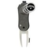 Callaway 4-in-1 Blade Divot Repair Tool - Black Switch Blade 4-Function Golf Divot Tool