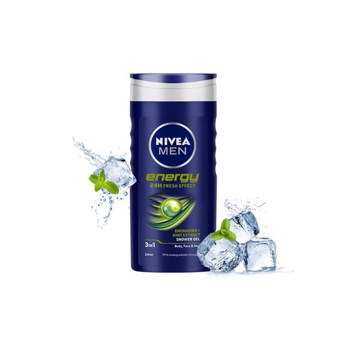 Nivea For Men Energy Shower Gel | 250ml (8.45 Fl Oz)