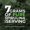 Spirulina Powder, Kosher, Raw and Non-Irradiated | Pure Vegan Protein | Premium Superfood, High in Amino Acids and Antioxidants - 4 Ounce
