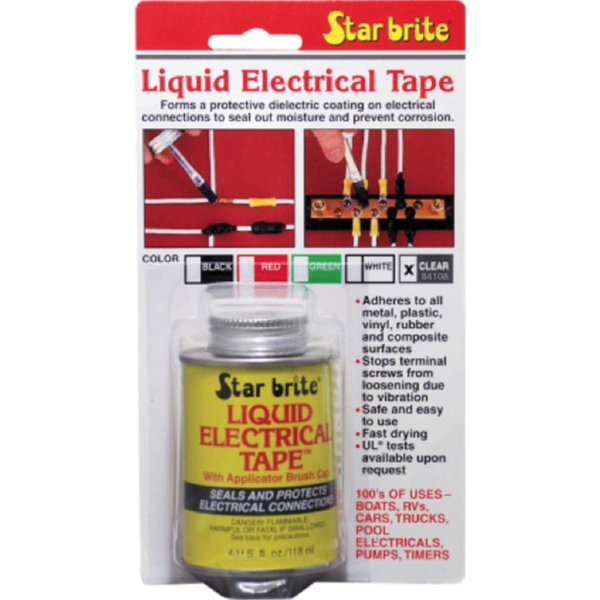 Star Brite 84108 Liquid Electrical Tape - 4oz. - Clear