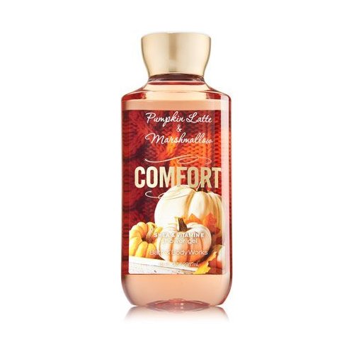 Bath and Body Works Comfort Pumpkin Latte and Marshmallow, Full Size (Shower Gel)