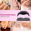 Gel UV LED Nail Lamp, 268W High Power Nail Gel Light, 4 Timer Settings and Professional Manicure Nail Lamp with Automatic Sensor