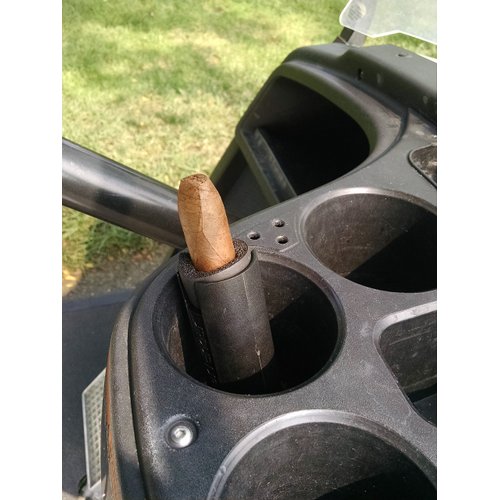 Glow Products, Inc. Windproof Cigar Holder - Gartender Protects Your Cigars Heat Resistant Color Black