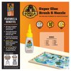 Gorilla 112664 Super Glue Brush & Nozzle, 12 g, Clear, 1-Pack