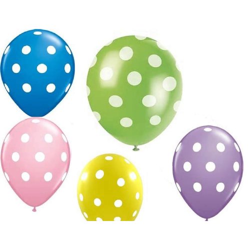 100 Pcs Purple/White dots Latex Balloons Party Favor wedding Birthday US by www.embellishmentworld.com