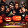 Blosssound 36 Sets Halloween Trick or Treat Gifts 36 Halloween Cat Greeting Cards with 108 Glow Sticks Halloween Party Favors for Halloween Goodie Bag Fillers Glow in the Dark Decor Supplies