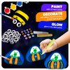 Kids Arts and Crafts Rock Painting Kit - Glow in The Dark - Arts & Crafts Birthday for Girls Ages 8-12 - Craft Kits for Kids Ages 4-8 - Creative Art Kid Toy for 7 8 9 10 Year Old