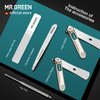 MR.GREEN Portable Manicure Sets Pedicure kits Stainless Steel Nail Clippers Tool Travel Grooming Case Nail Scissors Gift Box (Mr-6104)