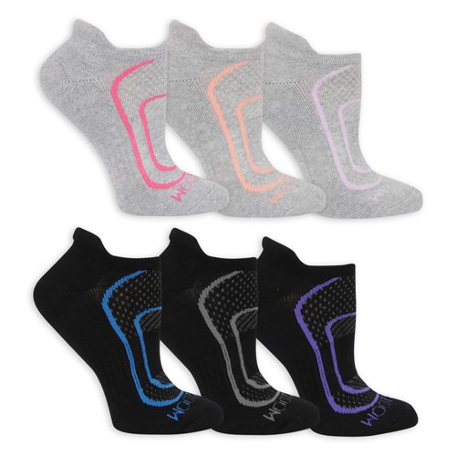Fruit of the Loom Womens No Show Socks, Multi-colored, 8 12 US