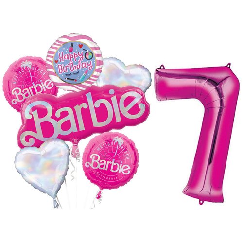 Anagram California Dreaming 7th Birthday Party Supplies Balloon Bouquet Decorations