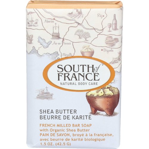 South Of France, Soap Bar Travel Shea Butter, 1.5 Ounce12