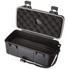 F.E.S.S. FESS F15 Double Clamp Black Cigar Humidor Water Resistant Crush-Proof Air Tight Holder Portable Humidifier Travel Case for up to 10-15 Cigars