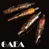 GAEA Tattoo Cartridge Needles 30pcs Tattoo Needles with Membrane Safety Cartridges #12 Bugpin Round Shader 11RS Disposable Tattoo Needles for Tattoo Pen Tattoo Machine Tattoo Supplies (1211RS)