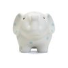 Child to Cherish Ceramic Elephant Piggy Bank for Boys, Blue Polka Dots