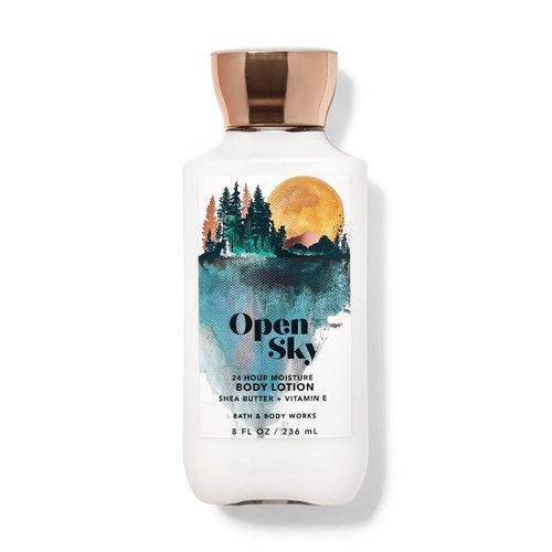Bath and Body Works Open Sky Super Smooth Body Lotion 8 Oz 2 Pack (Open Sky)