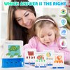 KJMYYXGS Toddler Preschool Educational Logic Key Toys, Kids Learning Toys Key Logic Game 3+ Years Old Boys Girls Children Montessori Toys for Ages 4-6, 40 Cards 80 Questions Logical Key Toy (Lv. 3)