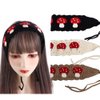 Leadigol 3 Pcs Crochet Headbands for Women Girls,Crochet Hair Bandanas,Handmade Knitted Hairband Crochet Hairbands Crochet Hair Wrap,Vintage Hair Scarf