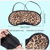 3 Pack Sleep Mask, Leopard Eye Masks Shade Cover for Sleeping, Shift Work, Naps, Travel Pouch Night Blindfold Airplane Relaxing Eyeshade Cover with Nose Pad for Men Women
