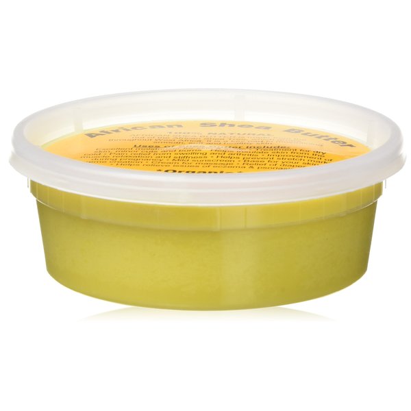 African Shea Butter Cream (100% Pure & Raw, Gold) (8 oz FOUR PACK)
