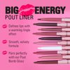 Revolution Beauty, Pout Bomb Plumping Lip Liner, Long Lasting Lip Shaper with Hyaluronic Acid & Vitamin E, Vegan & Cruelty-Free, Dark Mauve