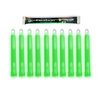 Cyalume Military Grade Green Glow Sticks - Premium Bright 6” ChemLight Emergency Glow Sticks with 12 Hour Duration (Bulk Pack of 10 Chem Lights)