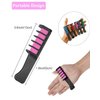 Hair Chalk Combs - Temporary Bright Hair Color for Girls & Kids - Perfect for Parties, Holidays & Special Occasions like Birthday, St. Patrick's Day, Easter, Mother's Day, Children's Day