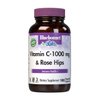 Bluebonnet Vitamin C 1000 mg Plus Rosehips Vegetable Capsules, 180 Count (743715005754)